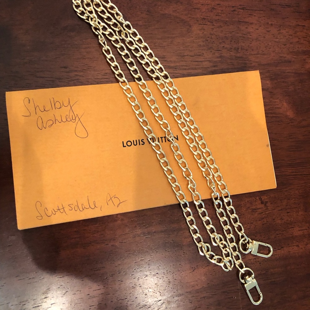 Gold crossbody chain 47”